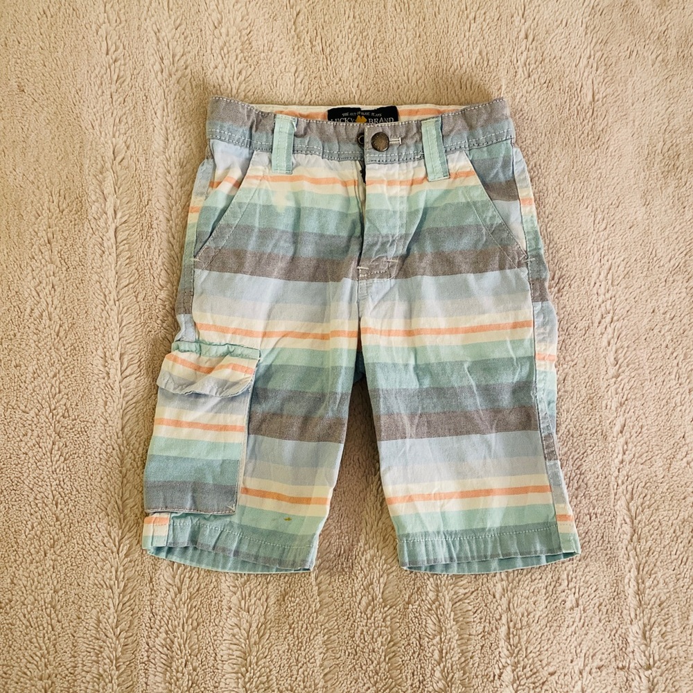 Lucky brand boys striped shorts 3T